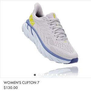 ISO!! Women’s hokas Clifton 7 lunar rock size 7